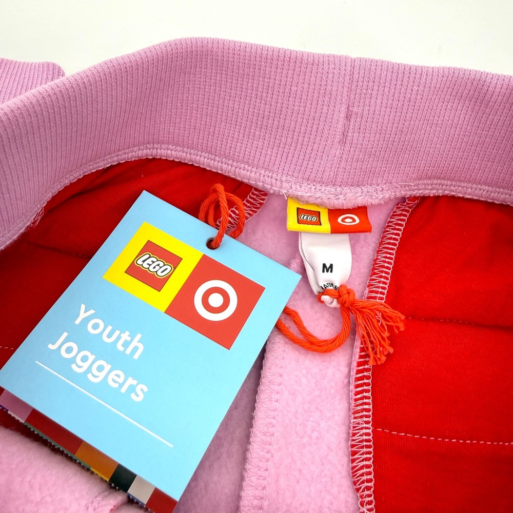 NWT Lego x Target‎ Youth Jogger Sweatpants Pink - Picture 5 of 8